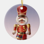 Notenkraker hond soldaat keramisch ornament (Voorkant)