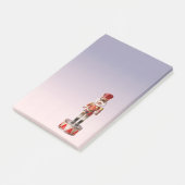 Notenkraker hond soldaat post-it® notes (Schuin)