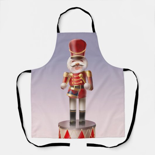 Notenkraker hond soldaat schort (Voorkant)