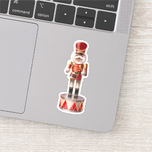 Notenkraker hond soldaat sticker