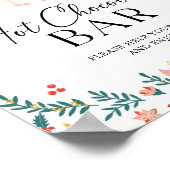 Notenkraker Hot Chocolate Bar Kerstfeest Poster (Hoek)