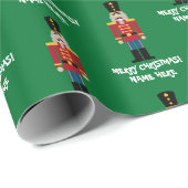 Notenkraker illustratie Kerst inpakpapier (Rol Hoek)