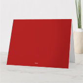 Notenkraker in een Fantasy Christmas Village Kaart (Achterkant)