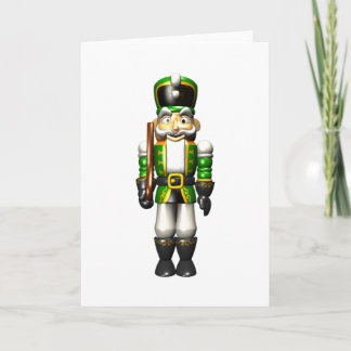 Notenkraker in het groen - Kerst Kaart