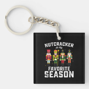 Notenkraker is mijn favoriete kerstfeestseizoen sleutelhanger