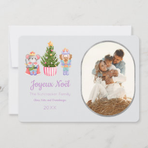 Notenkraker Joyeux Noël Foto Wenskaart Kaart