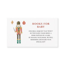 Notenkraker Kerst Baby shower Boek Verzoek