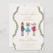 Notenkraker Kerst Baby shower Kaart (Voorkant)