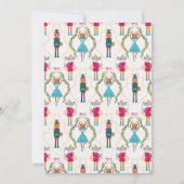 Notenkraker Kerst Baby shower Kaart (Achterkant)