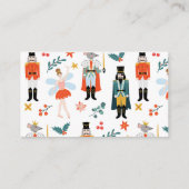 Notenkraker Kerst Baby shower Luier Raffle Informatiekaartje (Achterkant)