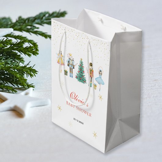 Notenkraker Kerst Baby shower Medium Cadeauzakje