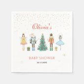 Notenkraker Kerst Baby shower servet (Voorkant)