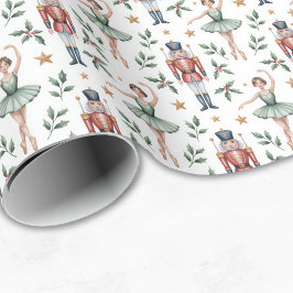 Notenkraker Kerst Ballerina Ballet Sfeervol Cadeaupapier