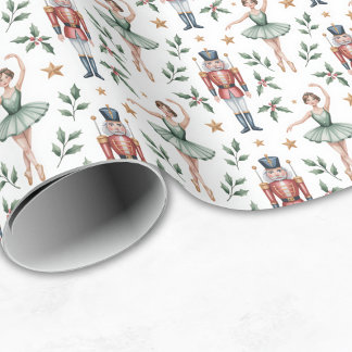 Notenkraker Kerst Ballerina Ballet Sfeervol Cadeaupapier