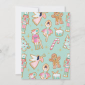 Notenkraker Kerst Cookie Exchange Party Kaart (Achterkant)