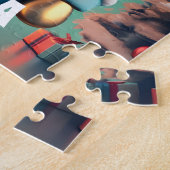 Notenkraker Kerst Gepersonaliseerde Kinderen Legpuzzel (Zijkant)