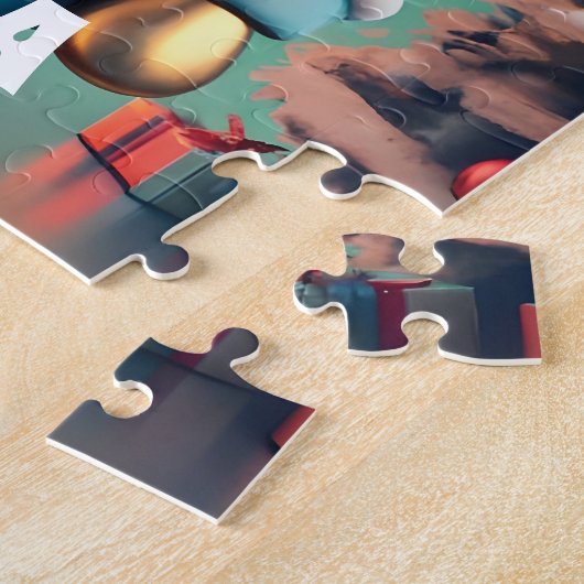 Notenkraker Kerst Gepersonaliseerde Kinderen Legpuzzel (Zijkant)