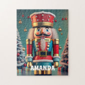 Notenkraker Kerst Gepersonaliseerde Kinderen Legpuzzel (Verticaal)