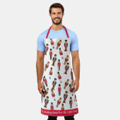 Notenkraker Kerst Gift Voeg naam & tekst toe Schort (Gedragen)