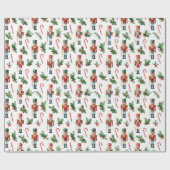 Notenkraker Kerst Inpakpapier (Vlak)