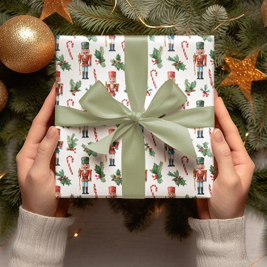 Notenkraker Kerst Inpakpapier