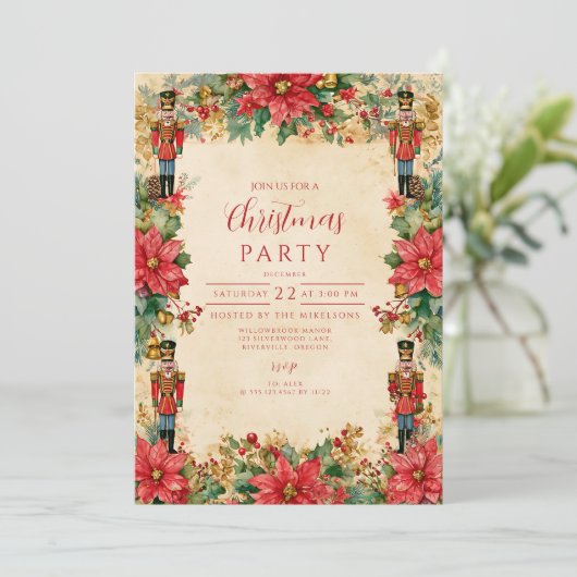  Notenkraker Kerst Kaart (Staand voorkant)