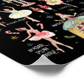 Notenkraker Kerst Kerstmis Familie Matching Pyjama Poster (Hoek)