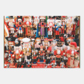 Notenkraker Kerst Kleurrijke Notenkrakers Inpakpapier Vel (Voorkant 2)