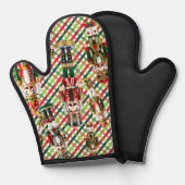 Notenkraker Kerst Plaid Ovenwant (Voorkant / Achterkant)