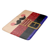 Notenkraker Kerst Soldaat Vakantie Gnome Badmat (Gekanteld)