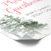 Notenkraker Kerst Vrijgezellenfeest Foto Guestbook Poster (Hoek)