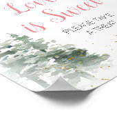 Notenkraker Kerst Vrijgezellenfeest Liefde is Zoet Poster (Hoek)