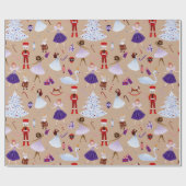 Notenkraker Kerstballet Soldaten Muizenkoning Cadeaupapier (Vlak)