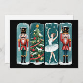 Notenkraker kerstballet vakantiescene feestdagenkaart (Voorkant / Achterkant)