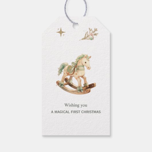 Notenkraker kerstboom cadeau Label Cadeaulabel (Achterkant)