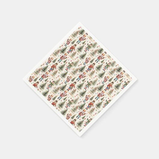 Notenkraker Kerstboom Servet (Hoek)