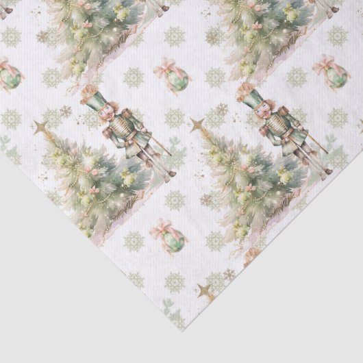 Notenkraker Kerstboom Weefsel Papier (Detail)