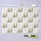 Notenkraker Kerstboom Weefsel Papier (Craft)