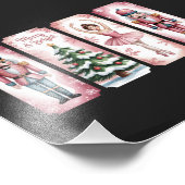 Notenkraker kerstfeest cadeau feestelijk foto afdruk (Hoek)