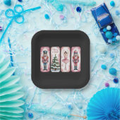 Notenkraker kerstfeest cadeau feestelijk papieren bordje (Feest)