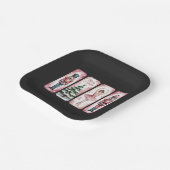 Notenkraker kerstfeest cadeau feestelijk papieren bordje (Gebogen)