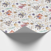 Notenkraker Kerstfiguren Boom Cadeaus Cadeaupapier (Hoek)