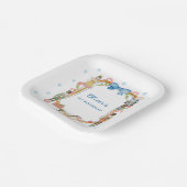 Notenkraker Kerstmeisje 1e verjaardag Papieren Bordje (Gebogen)