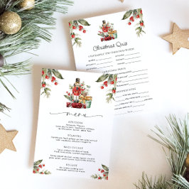 Notenkraker Kerstmenu & Quiz Menu