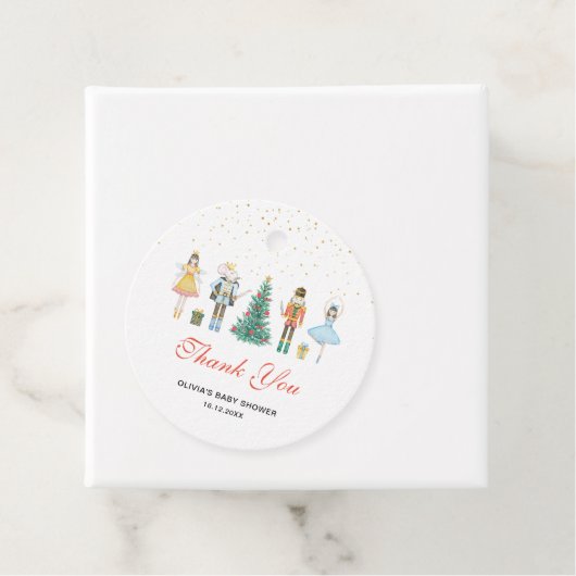 Notenkraker Kerstmis Dank u Bedankjes Labels (In situ)