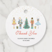 Notenkraker Kerstmis Dank u Bedankjes Labels (Voorkant)