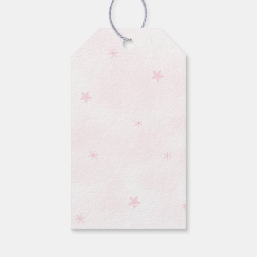 Notenkraker Kerstmis Dank u Cadeaulabel (Achterkant)