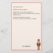 Notenkraker Kerstmis Nieuwsbrief Briefpapier (Voorkant)