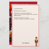 Notenkraker Kerstmis Nieuwsbrief Briefpapier (Voorkant / Achterkant)