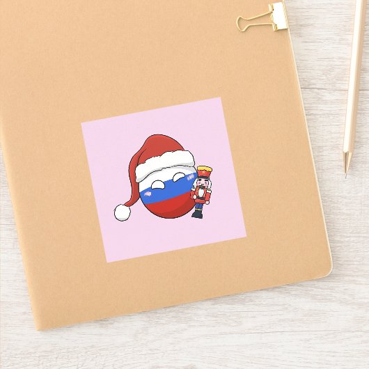 Notenkraker Kerstmis Rusland Tsjaikovski Ballet Sticker (Notitieboek)